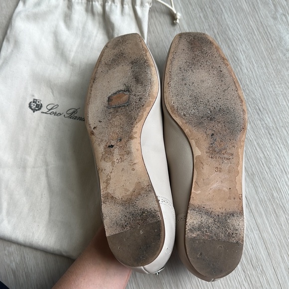 Loro Piana Beige Ballet Flats - Picture 5 of 8